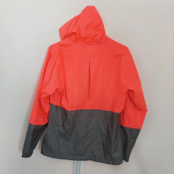 Red and Grey Small Columbia Rain Jacket - Picture 2 of 4